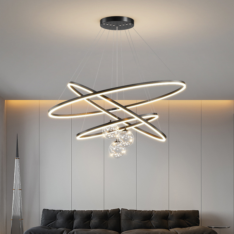 New Nordic Designer Dining Room Living Room Ceiling Lighting Fixtures Hanging Lights Led Modern Chandeliers Pendant Lights 2024