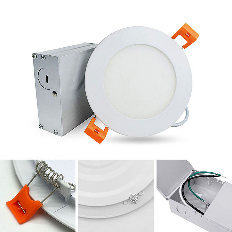 New Round Square Slim 9w 12w Dimmable 4 Inch 6 Inch 8 Inch Recessed Ceiling Lights 4