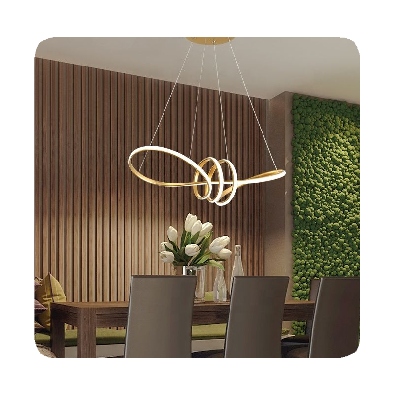 New Modern Led Ceiling Light Dimmable 37w Black Recessed Ceiling Light Fixture Morden 2 Ring Round Pendant Light For Hallway Foy