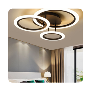 New New Design Led Ceiling Light Indoor Flush Mount Ceiling Lights Brushed Nickel For Living Room Bedroom 2024