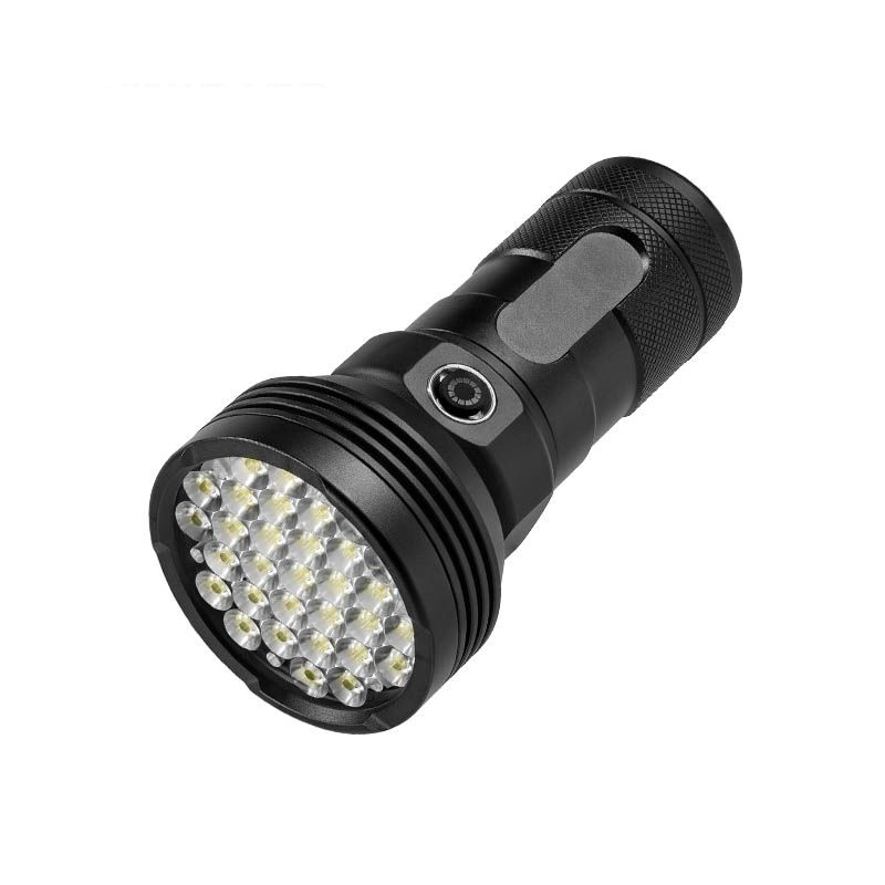 New Integrated Long Range Rechargeable Outdoor Camping 50000 Lumens Diving 100000 Lumens Waterproof Led Flashlight 2024