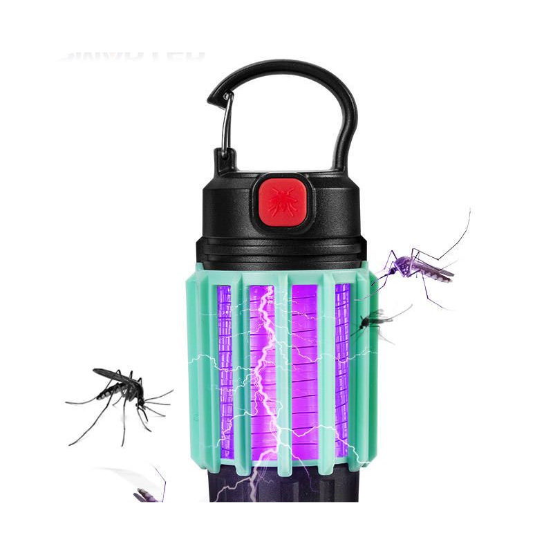 New High Quality Emergency Bug Zapper Outdoor Hanging Lamp Usb Rechargeable Camping Lantern 2024