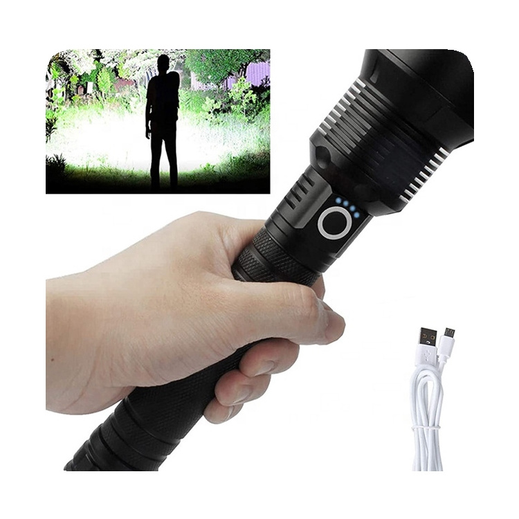 New Best Lanterna Linterna Super Powerful Xhp70.2 High Lumenl Recargable Led Flashlights & Torches 2024