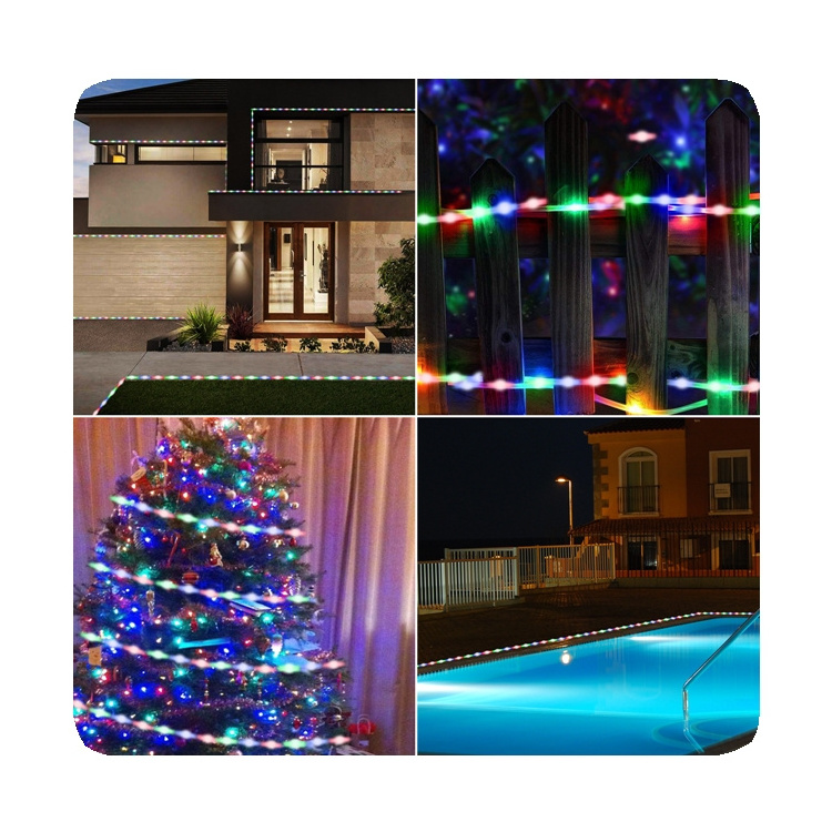 Newdc12v Rgb Led Strip Kit Magic Flexible Waterproof Outdoor 5m Led Strip 2835 Smd Ip65 Led Strips Lights With Led Driver2024