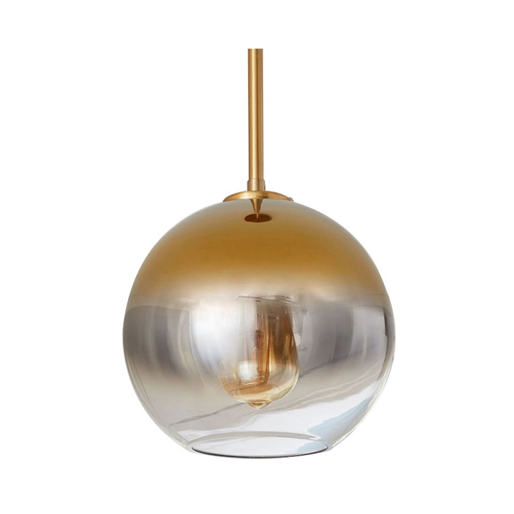 Hanging Lamp Globe Bubble Ball Pendant Light New Modern Nordic Decor Home E27 Chandelier Gold Led Glass Glass CN;ANH 2024