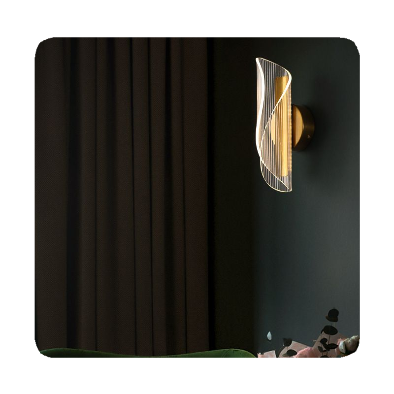 New Modern Led Wall Lamp For Living Dining Room Decoration Bedroom Bedside Gold Wall Aisle Corridor Wall Light 2024