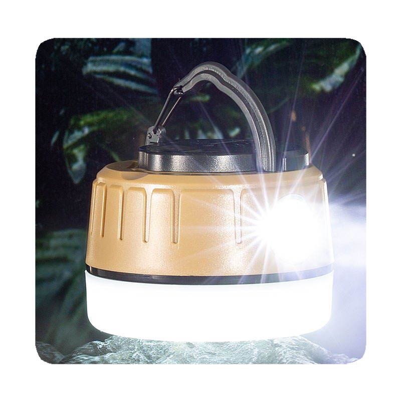 solar lights outdoor New Emergency 600 Lumen Multifunctional Tent Waterproof Portable Solar Rechargeable Camping Lamp With Magnetic 2024