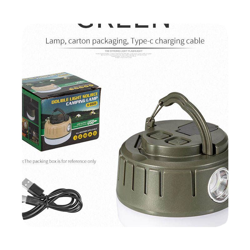 solar lights outdoor New Emergency 600 Lumen Multifunctional Tent Waterproof Portable Solar Rechargeable Camping Lamp With Magnetic 2024