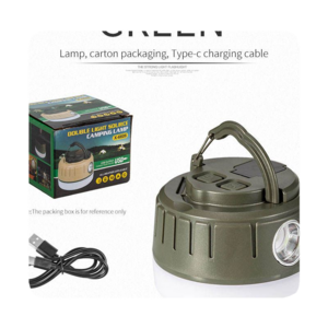 solar lights outdoor New Emergency 600 Lumen Multifunctional Tent Waterproof Portable Solar Rechargeable Camping Lamp With Magnetic 2024