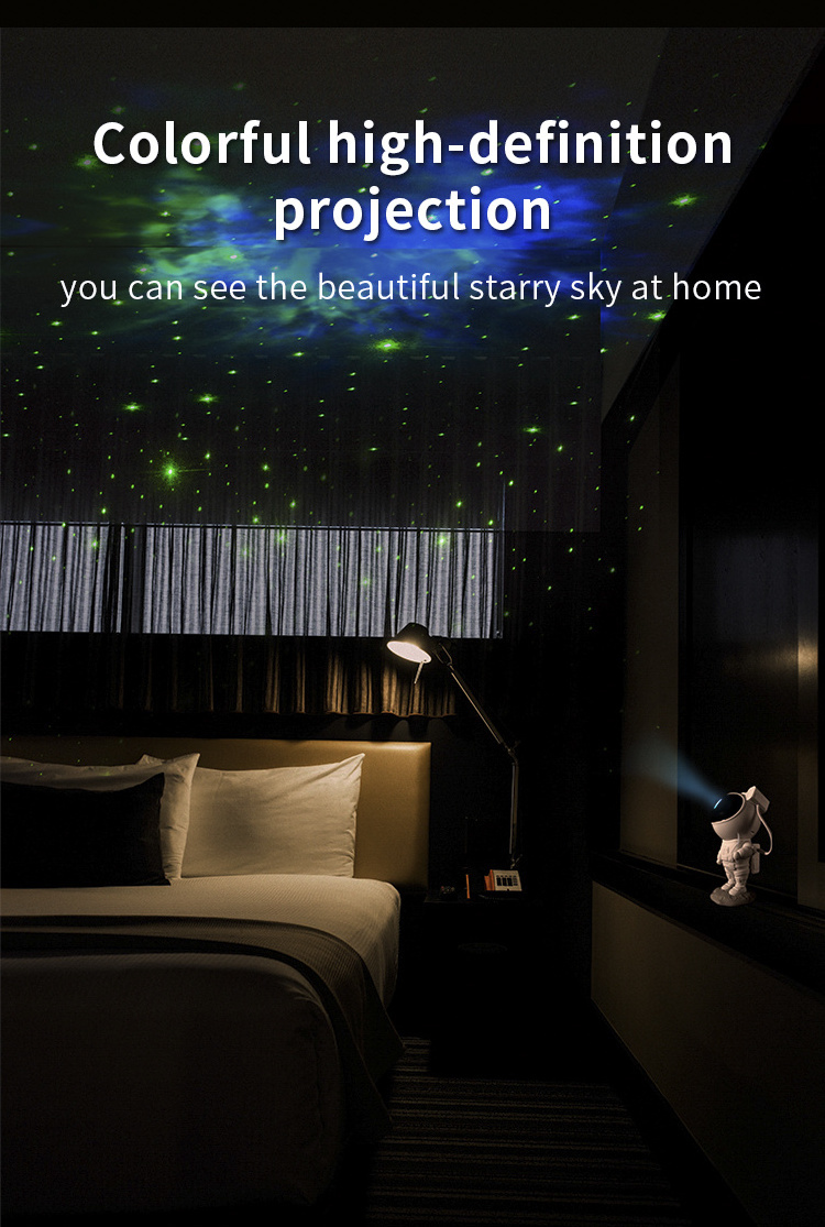 Space Astronaut Projector Lamp, Astronaut Light Kids Star Projector Nebula Night Light Projector for Bedroom