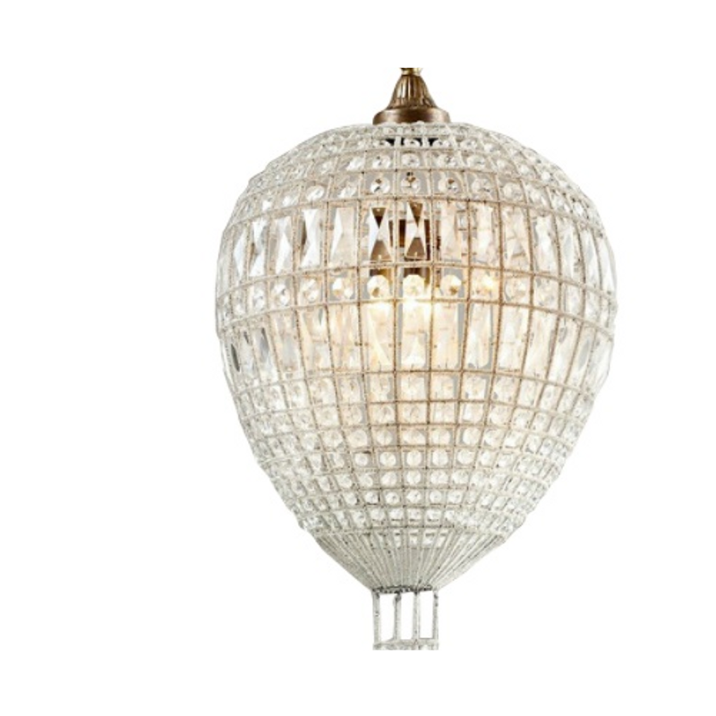 New French Modern Wholesale Retro Crystal Hot Air Balloon Chandelier For Princess Bedroom 2024