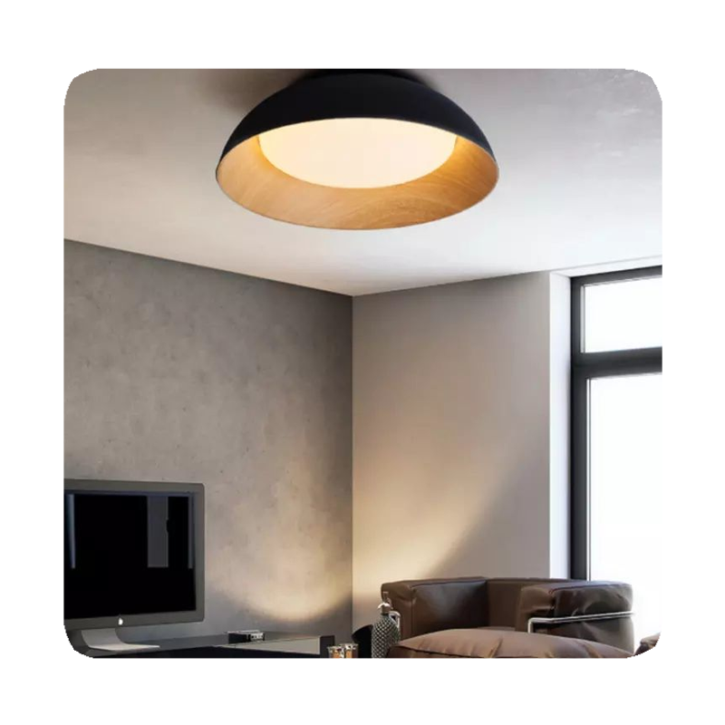 New New Design Style Home Led Ceiling Lights Lamp Modern Fashion Living Room Bedrooms Wooden Led Ceiling Lamp Decors 2024