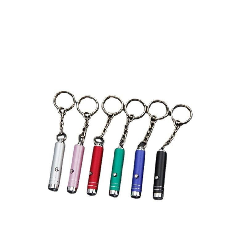 New 365nm Metal Clip Chain Finger Tiny Rechargeable Uv Purple Light Mini Edc Led Flashlight 2024