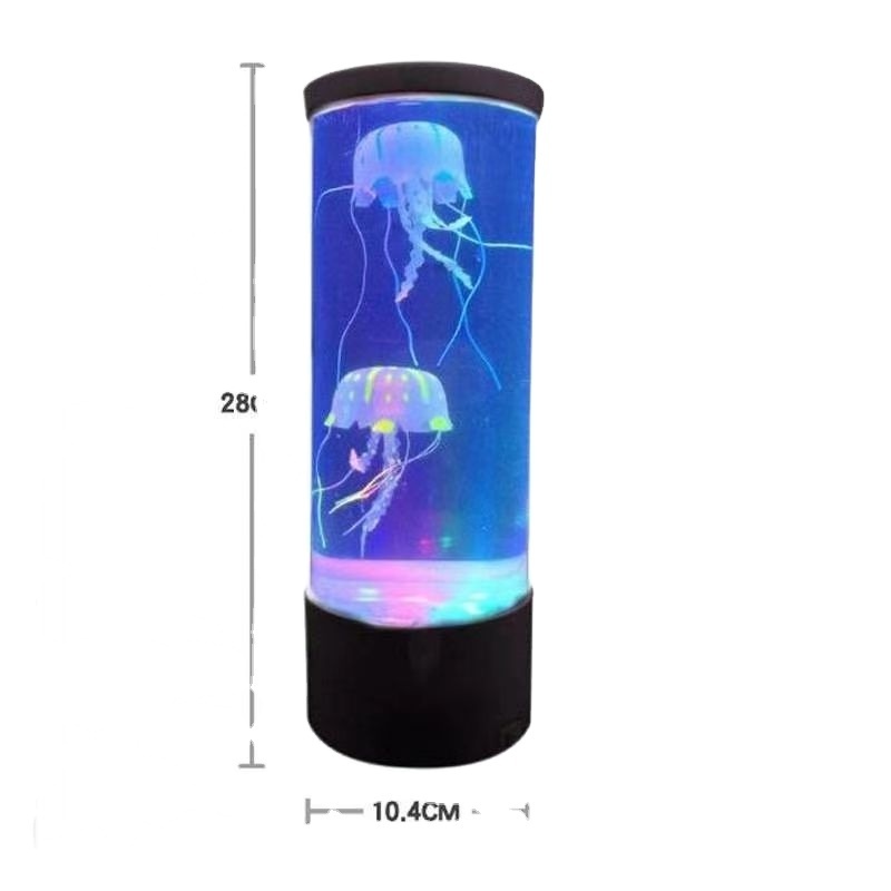 NEW Custom Fantasy Jellyfish Lamp, 7 Color Changing Round Jelly fish Aquarium Lava Lamp 2024