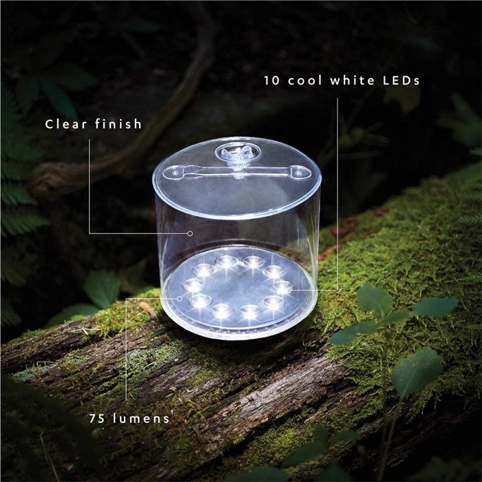 Outdoor Solar Inflatable Solar Light LED Compact Lantern For camping, hiking, climbing