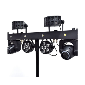 New Professional Portable Dj Lights Disco Dj Equipment Gig Bar 2pcs 6x5w Rgbw 4in1 Led Par Bar Stage Lighting With Stand 2024