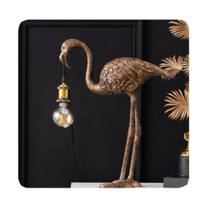 New Modern Art Abstract Decor Animal Sculpture Floor Standing Lamp Gold Resin Flamingo Luxury Floor Lamp Glass 90 Nordic Lamp