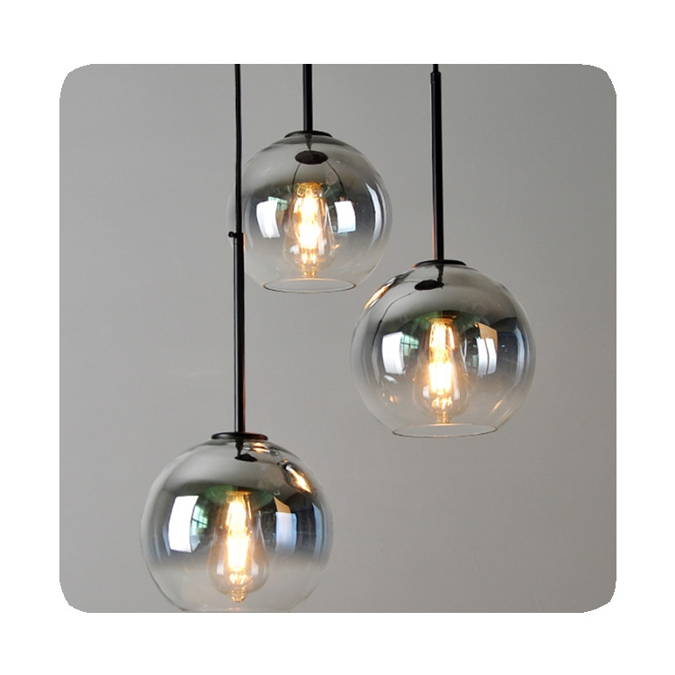 Hanging Lamp Globe Bubble Ball Pendant Light New Modern Nordic Decor Home E27 Chandelier Gold Led Glass Glass CN;ANH 2024