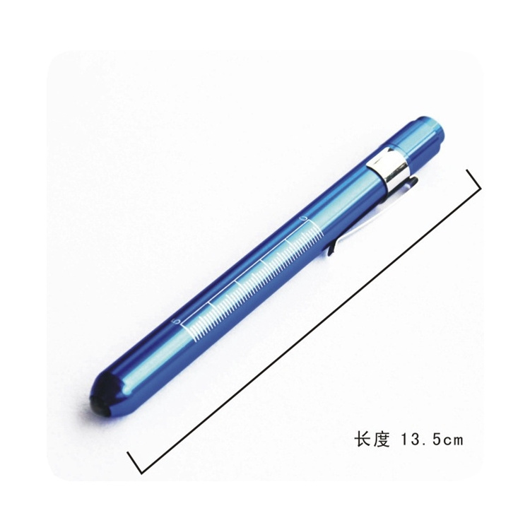 NEW Portable Mini Pen Flash Light Chain, Aluminum LED Medical Pen Torch Kids Flashlight with Pocket Clip 2024