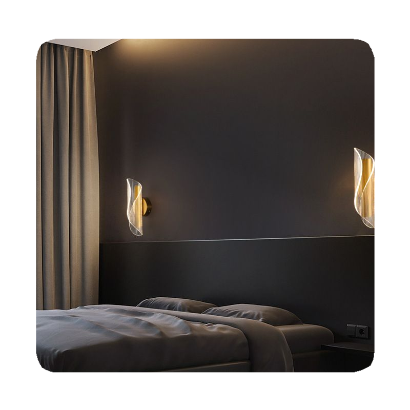 New Modern Led Wall Lamp For Living Dining Room Decoration Bedroom Bedside Gold Wall Aisle Corridor Wall Light 2024