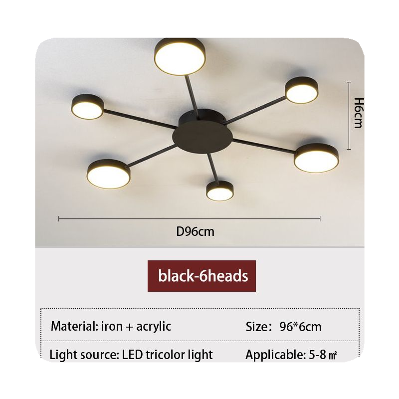 New New Lamp For Living Room Dinner Room Nordic Home Decor Lighting Indoor Bedroom Sunflower Led Ceiling Lights 2024