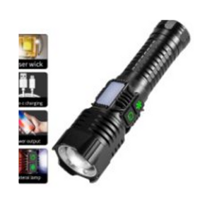 New Super Bright Zoomable Xhp50 Powerful Led Torch Flash Light Usb Rechargeable Waterproof Portable Security Tactical Flashlight