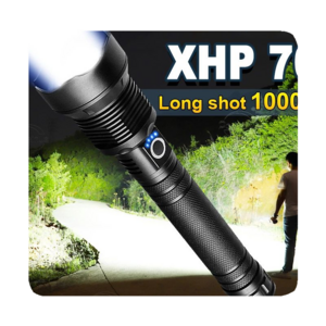 New Custom Ultra Brightest Handheld Xhp70 Led Torch Flashlight Zoomable Water-resistant High Lumens Rechargeable Usb Flashlight