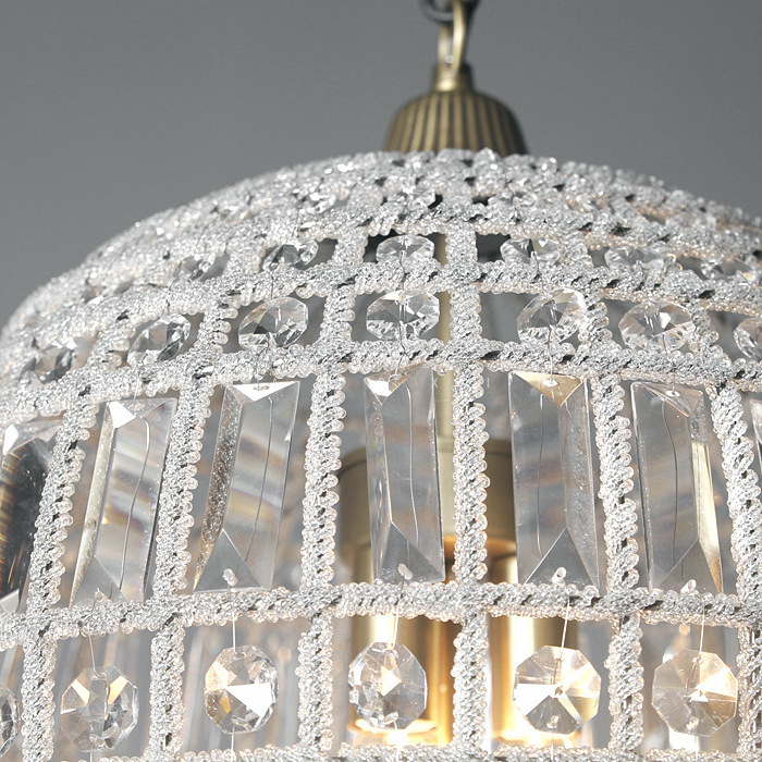 New French Modern Wholesale Retro Crystal Hot Air Balloon Chandelier For Princess Bedroom 2024