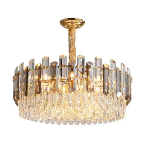 New Rustic Bedroom Dining Room Pendant Light Fixtures Lighting Chandeliers Ceiling Luxury Gold Led Modern K9 Crystal Chandeliers