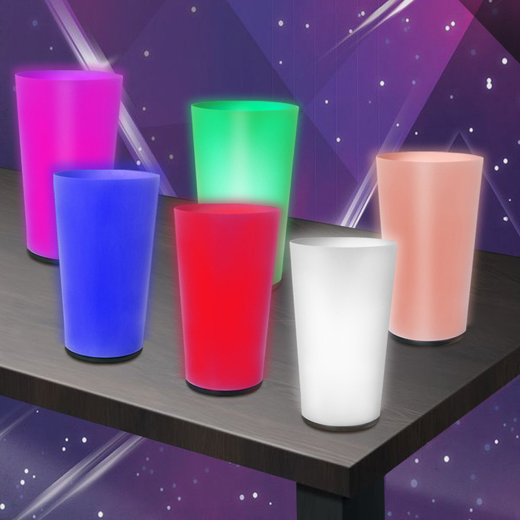 Auto-sensing 12oz/14oz/16oz LED Tumbler Fun Central Multicolor Glow in The Dark LED Light Up Cup for Parties