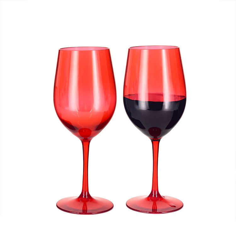 Acrylic Goblet Wine Glass water gin goblet size for wedding