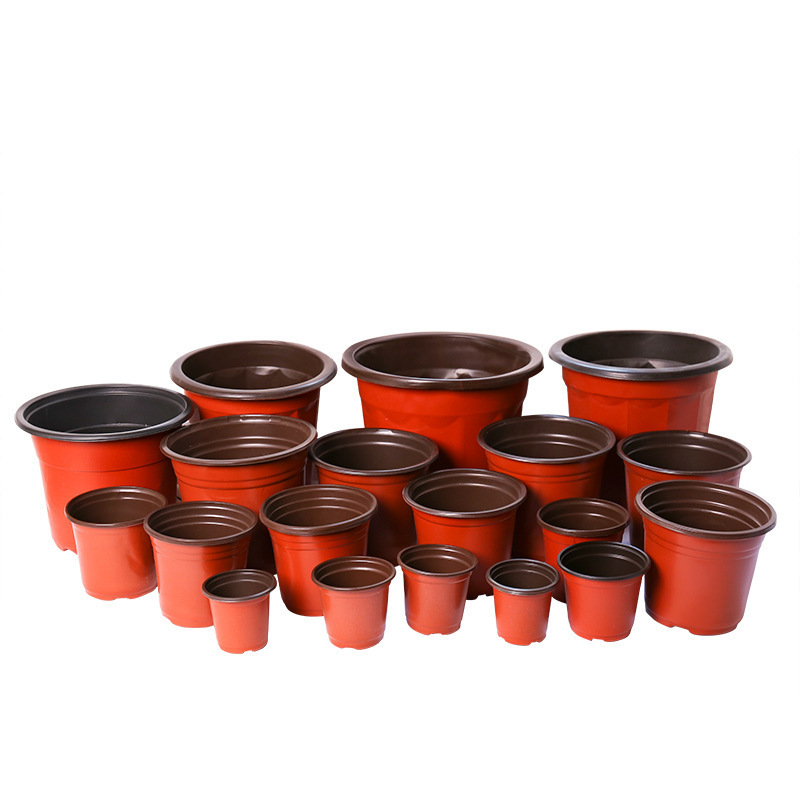 Large Outdoor Planters 1 3 5 6 7 10 15 Gallon Inch Plastic Planter Nursery Planter Pots With Drainage