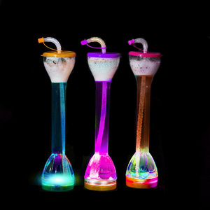 LED light yard cup, yard cup with colorful LED light for party