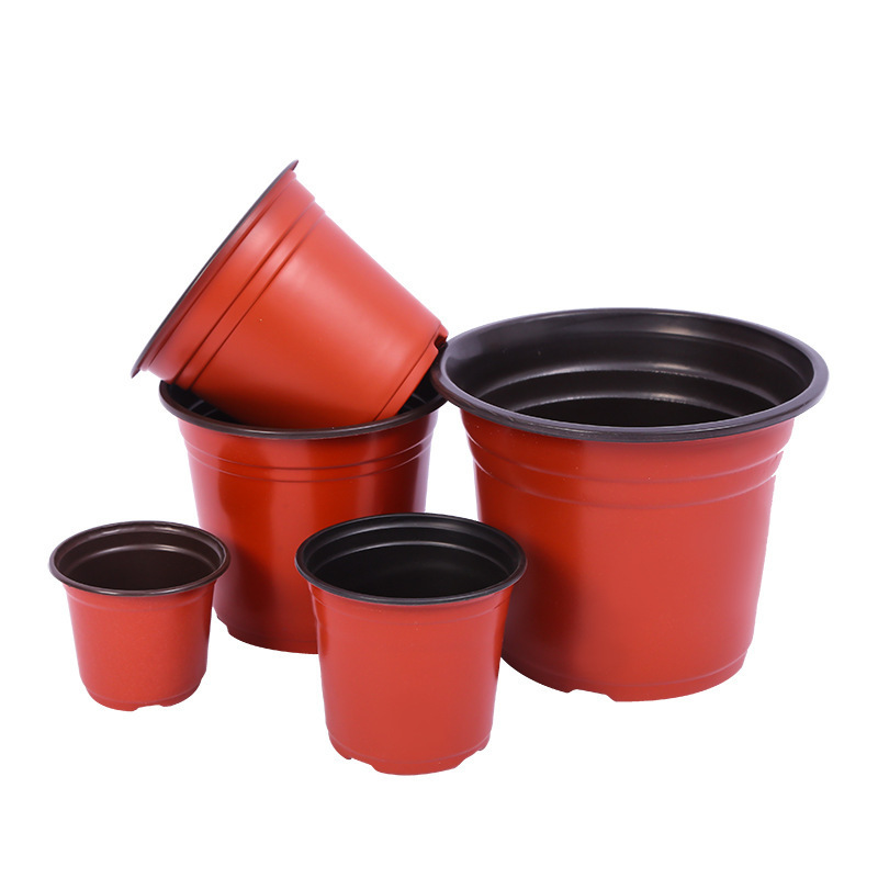 Large Outdoor Planters 1 3 5 6 7 10 15 Gallon Inch Plastic Planter Nursery Planter Pots With Drainage