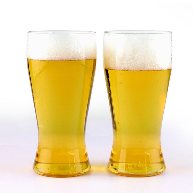 Wholesale High Quality 100% Tritan Material 16 oz Plastic Beer Glasses Shatterproof Plastic Beer Glass