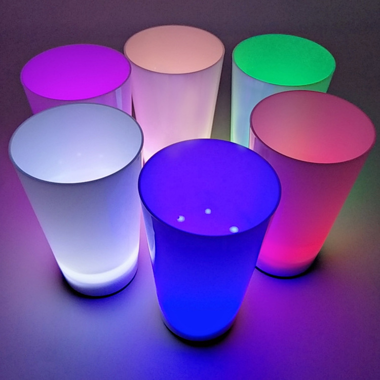 Auto-sensing 12oz/14oz/16oz LED Tumbler Fun Central Multicolor Glow in The Dark LED Light Up Cup for Parties