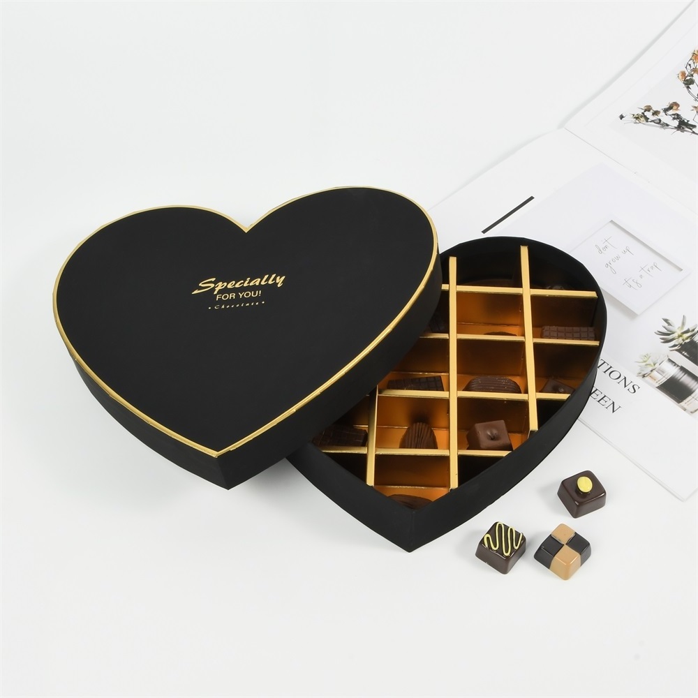 Saint Valentine Heart Shape Packaging Boxes For Chocolate Covered Strawberry