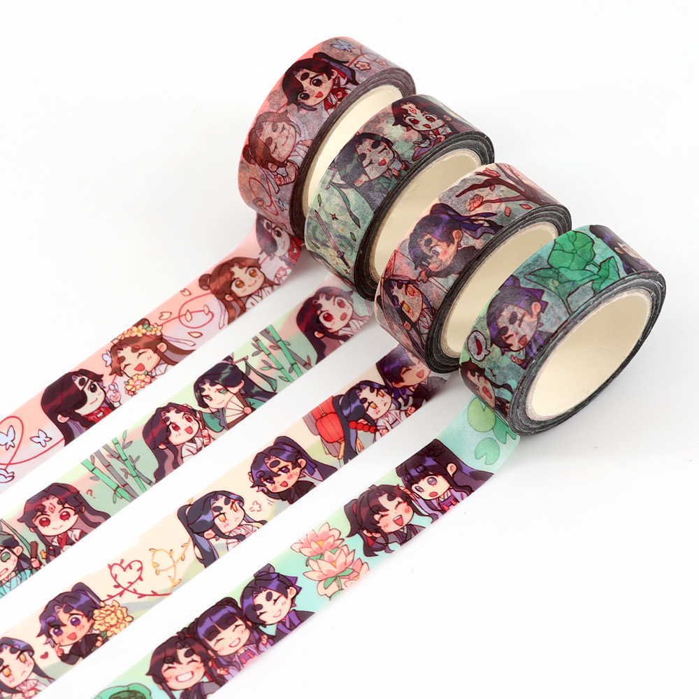 Manufacturer Self Adhesive Pet Decoration Paper Washi Tape Custom Printed Kawaii Masking Tape