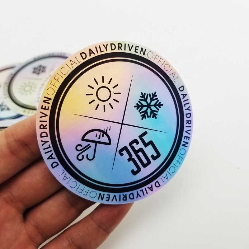 Custom Laser Printed Adhesive Label Hat Sticker Vinyl Waterproof UV Resistant Sticker Die Cut Sticker