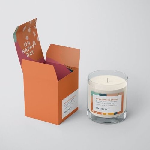 High Quality Custom White Paper Candle Packaging Luxury Boxes With Logo