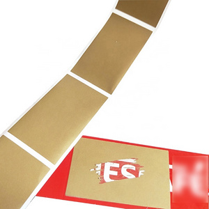 Factory Price Adhesive 3*6cm Scratch Off Gold Material  Label Roll Stickers