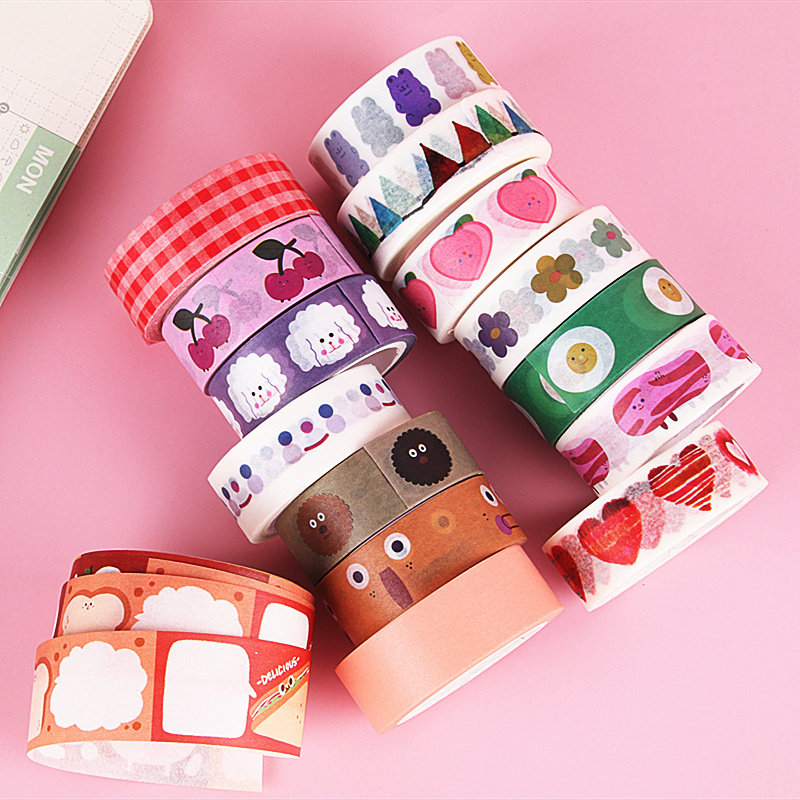 Wholesale Custom Masking Cute Washi Tapes Adhesive Paper Printing