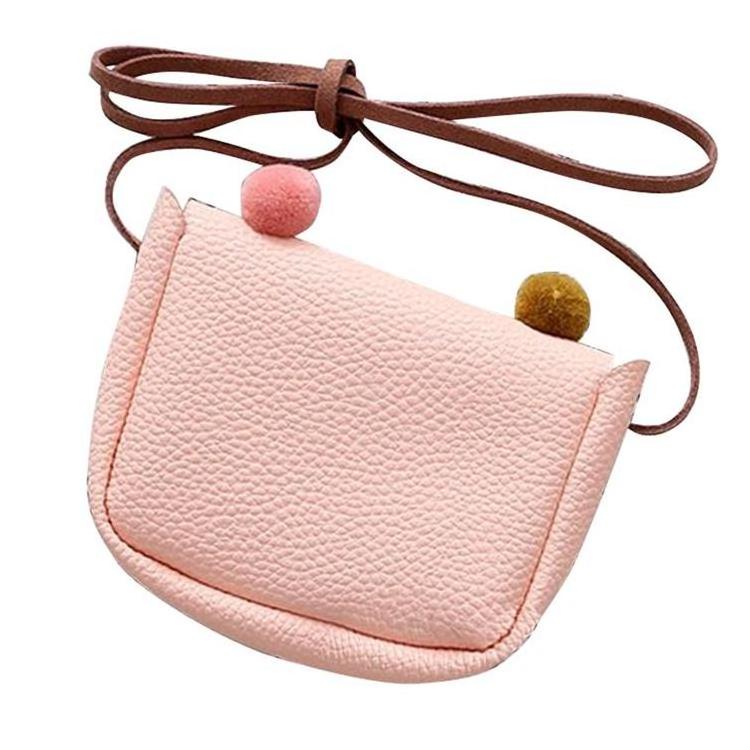 Mini Shoulder Bag Cute Cat Ear Messenger Bag Women Kids All-Match Key Coin Purse Cartoon Lovely Handbags Simple girl