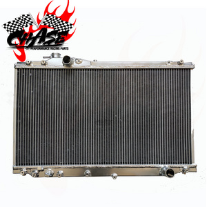 high performance racing car all aluminum radiator fit for toyota Supra JZA80 2JZ-GTE 48mm 16400-46310