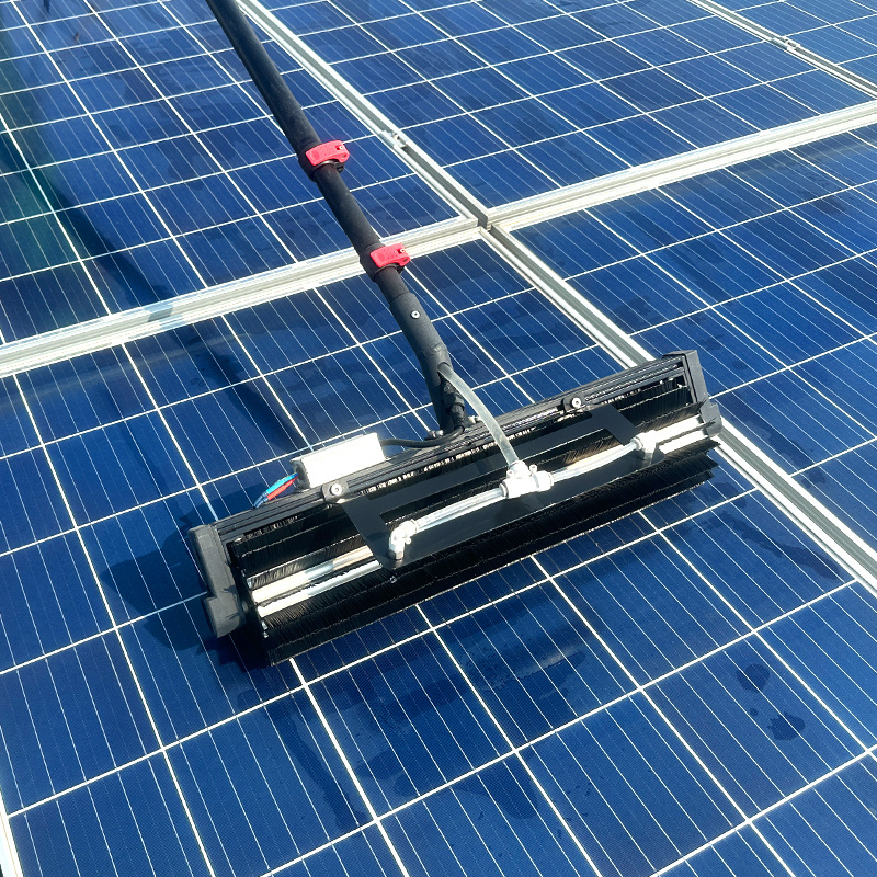 Rolling brush photovoltaic cleaning machine dual power supply brushless machine 3.2/5.5/7.2 solar cleaning panel brushes