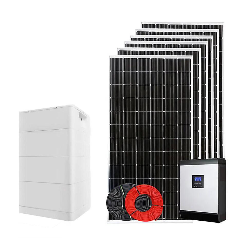 CHASUN solar tracking system hybrid 6kw kit complete solar system storage hybrid 8kw solar power system for home