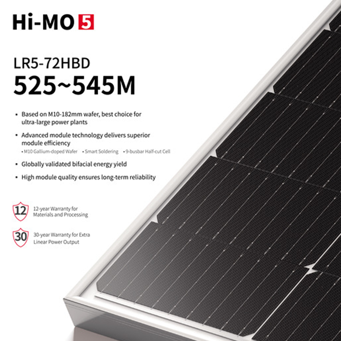 Longi 410w All black 415-435M 425W 435W small solar panel solar film pv module 400 watt shingles solar panel home comecial