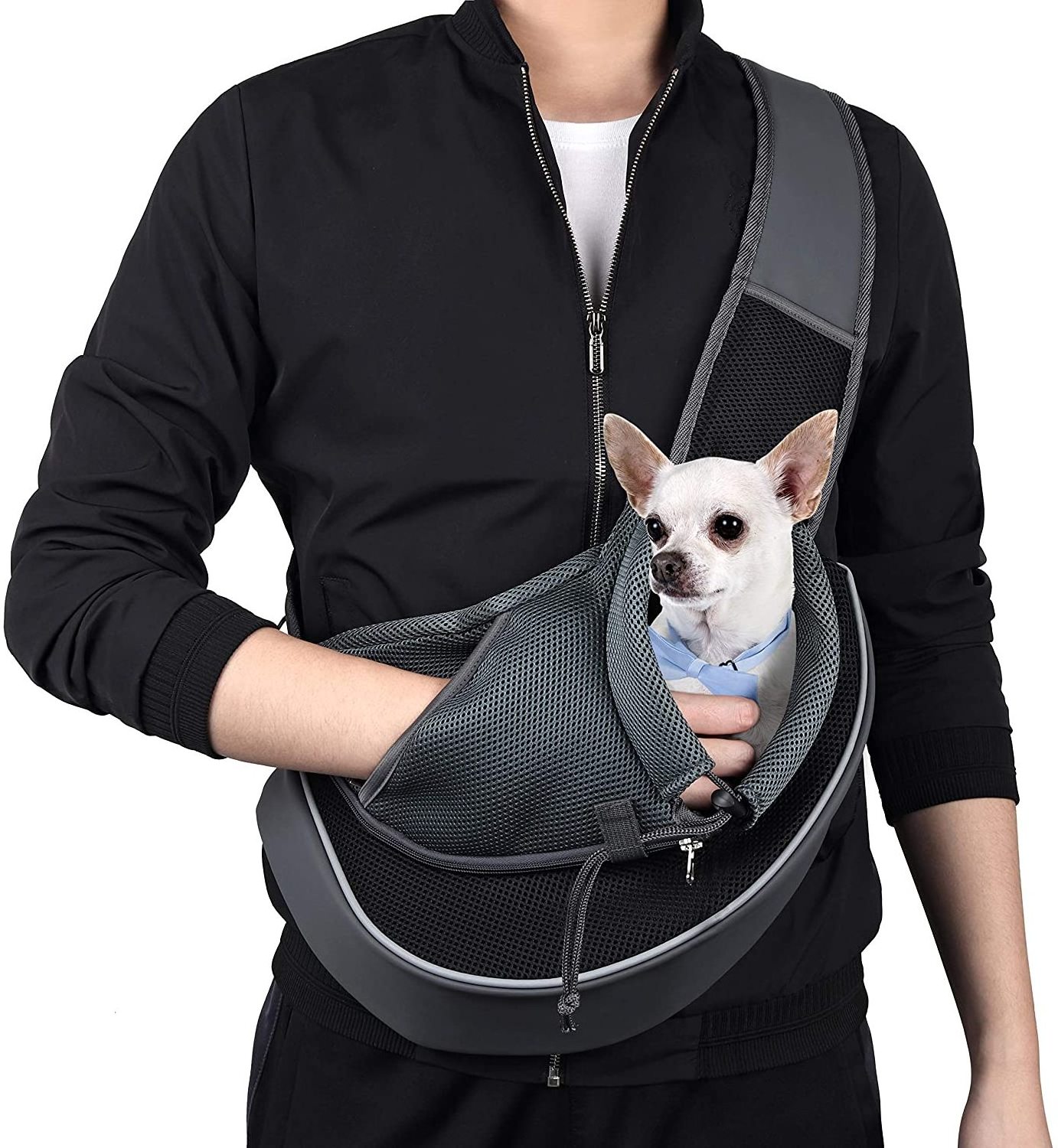 Pet Dog Sling Carrier Puppy Sling Bag Small Dogs Cats Carrier  with Adjustable Shoulder Strap