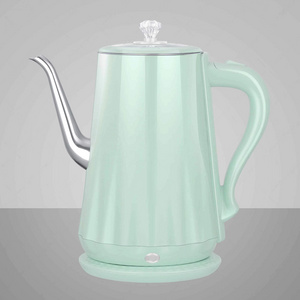 Light color fast boiling stainless steel kettle 1.8L 1500W Gooseneck electric kettle