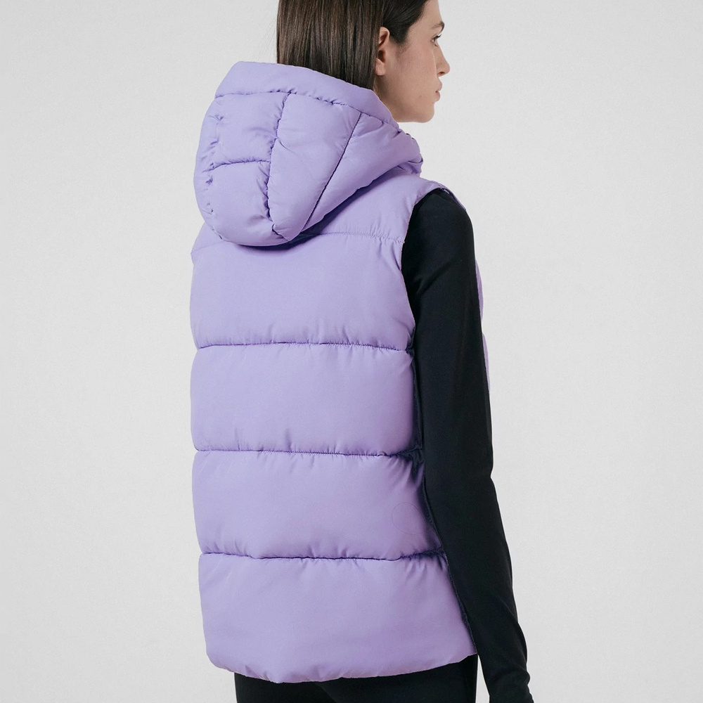 High Quality Puffer Vest For Women's Zipper Up Puffy Customized Womens Winter Windproof Jacket Bubble Down Gillet for Ladies